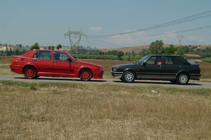  ho a disposizione tra i miei soci una Giulietta Turbodelta e una 75 EVO 