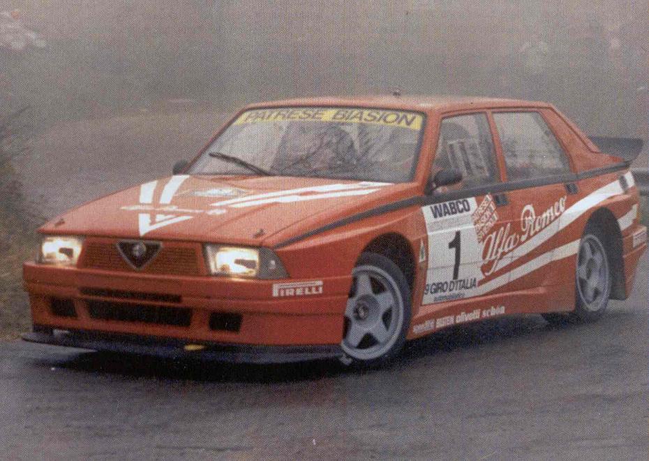  de Alfa Corse de la berlina de serie Alfa 75 con motorizaci n derivada 