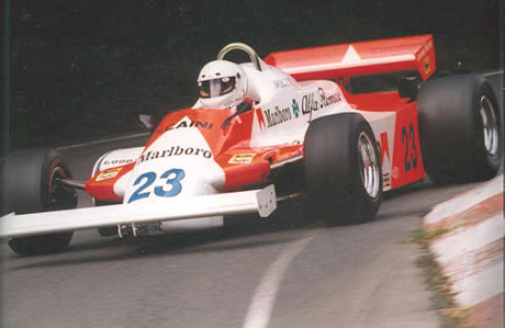 Bruno Giacomelli Progettista Alfa Romeo 182 Gerard Ducarouge